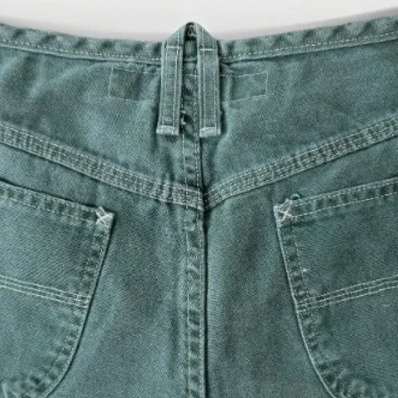 Road Rags Jean Co Vintage Women’s Shorts Green Denim Juniors Size 13/14 - Picture 9 of 9